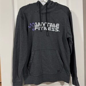 New Era ANYTIME FITNESS Faded Black/Dark Grey Unisex Hoodie